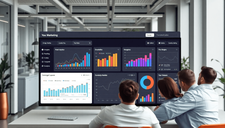 White-label marketing dashboard for agencies showcasing customizable client dashboards and automated data visualization for agency analytics solutions.