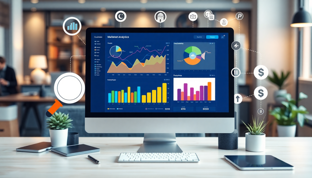 Performance marketing reporting software dashboard showcasing performance analytics, automated campaign reporting, ad spend optimization, and ROAS tracking for digital advertising insights, cross-channel campaign tracking, and client performance reports.