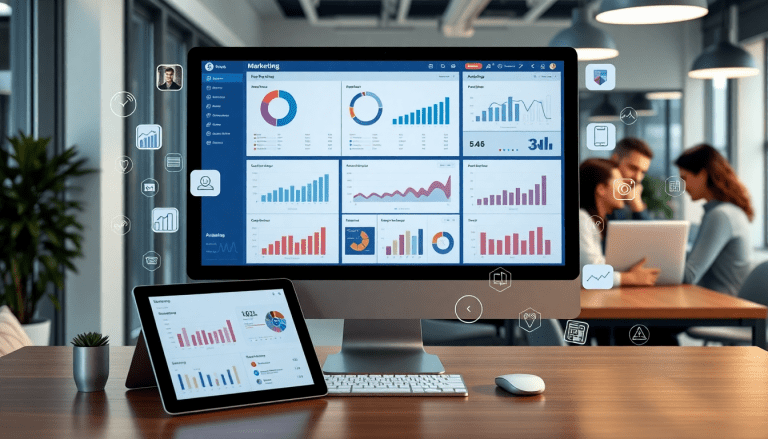 Work environment showcasing cutting-edge client dashboard platform and reporting software for agencies, ideal NinjaCat alternative featuring automated marketing reports and cross-channel reporting tools for agency reporting automation.