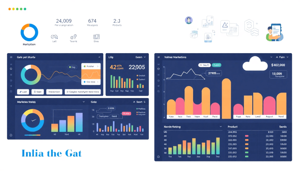 Marketing dashboard showcasing automated performance reports, cross-channel analytics, and client insights using TapClicks and Funnel.io platforms, emphasizing agency reporting automation and digital marketing data visualization.