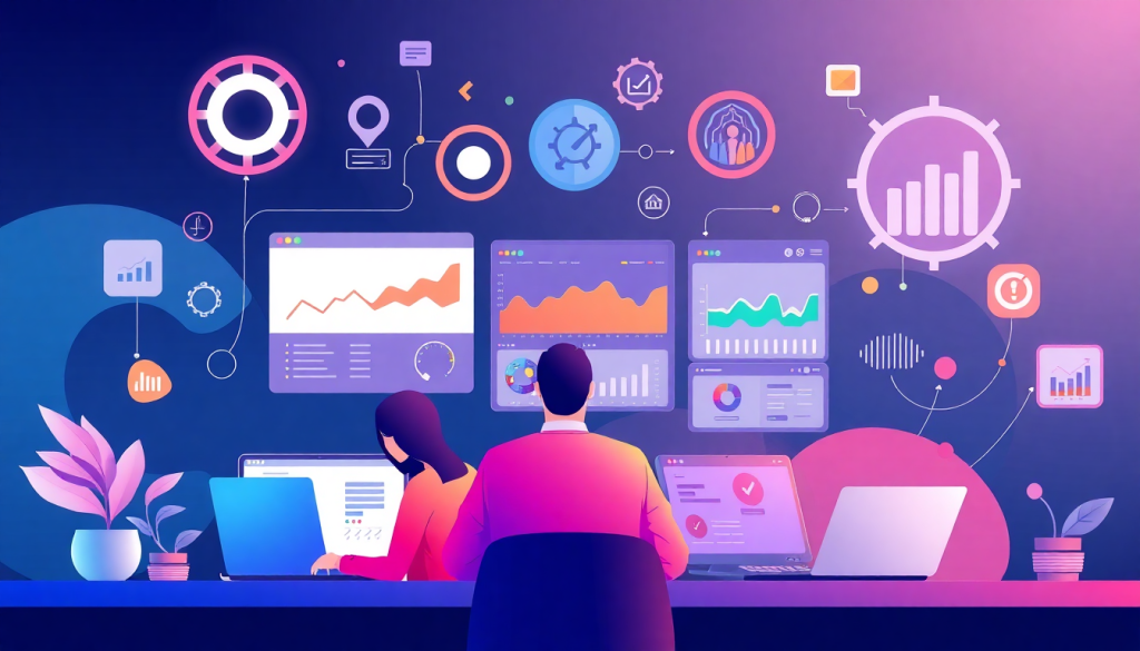 "Analysts using a client dashboard platform for automated marketing reports and cross-channel reporting, showcasing best NinjaCat competitors and agency reporting automation tools."