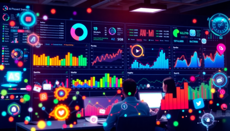 AI data visualization tool for marketing teams showcasing automated marketing analytics, AI-powered dashboards, marketing data storytelling, and cross-channel visualization with campaign performance insights and interactive data reports.