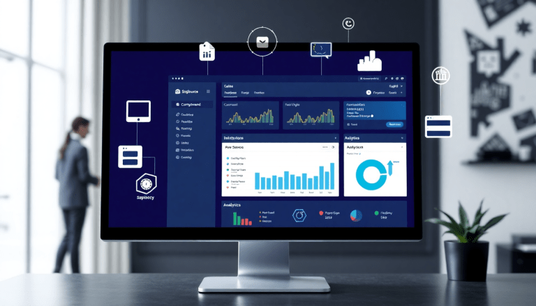 Client dashboard platform showcasing automated marketing reports, ideal NinjaCat alternative for agencies seeking cross-channel reporting, white-label analytics, and campaign performance tracking.