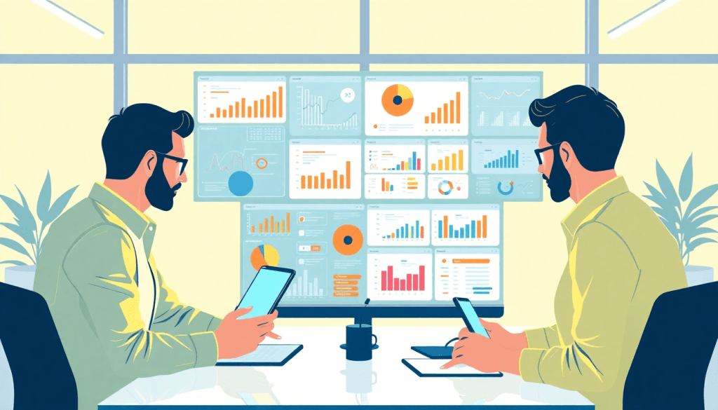 AI data visualization tool for marketing teams showcasing AI-powered dashboards, automated marketing analytics, and cross-channel visualization for campaign performance insights and interactive data reports.