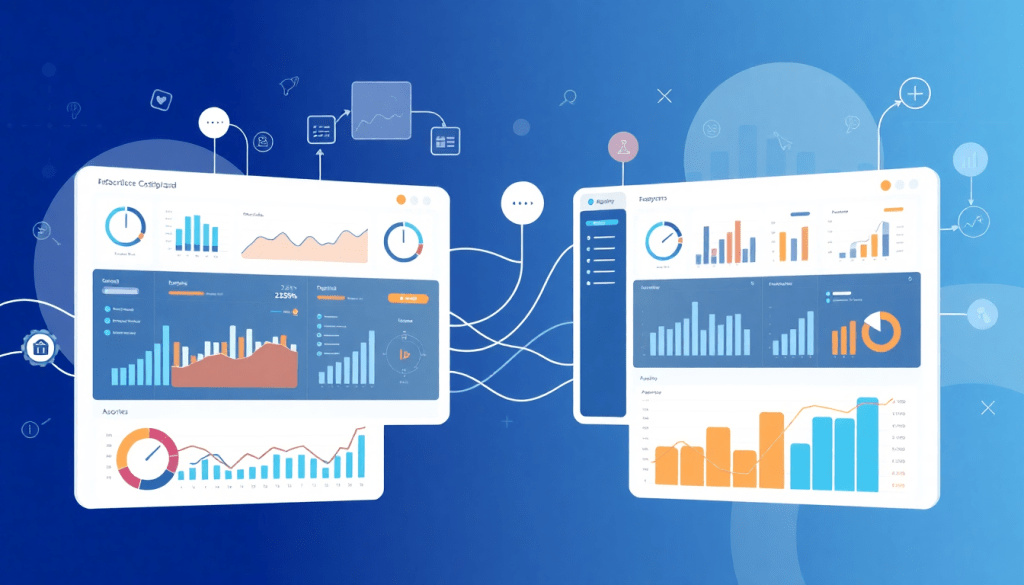 Visual representation of an automated marketing reports dashboard, showcasing cross-channel reporting tool features for agencies, highlighting a NinjaCat alternative with campaign performance tracking and white-label analytics software, ideal for agency reporting automation and client dashboard platforms.