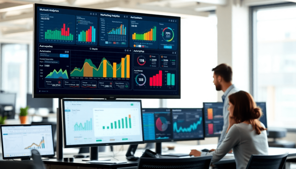 Supermetrics alternative showing marketing analytics dashboard with automated performance reports and cross-channel analytics for agency reporting automation and client dashboard insights in digital marketing.