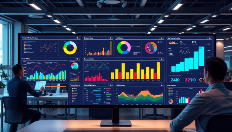 AI data visualization tool for marketing teams showing automated marketing analytics and real-time marketing metrics on AI-powered dashboards, facilitating marketing data storytelling and interactive data reports for enhanced campaign performance insights and cross-channel visualization.