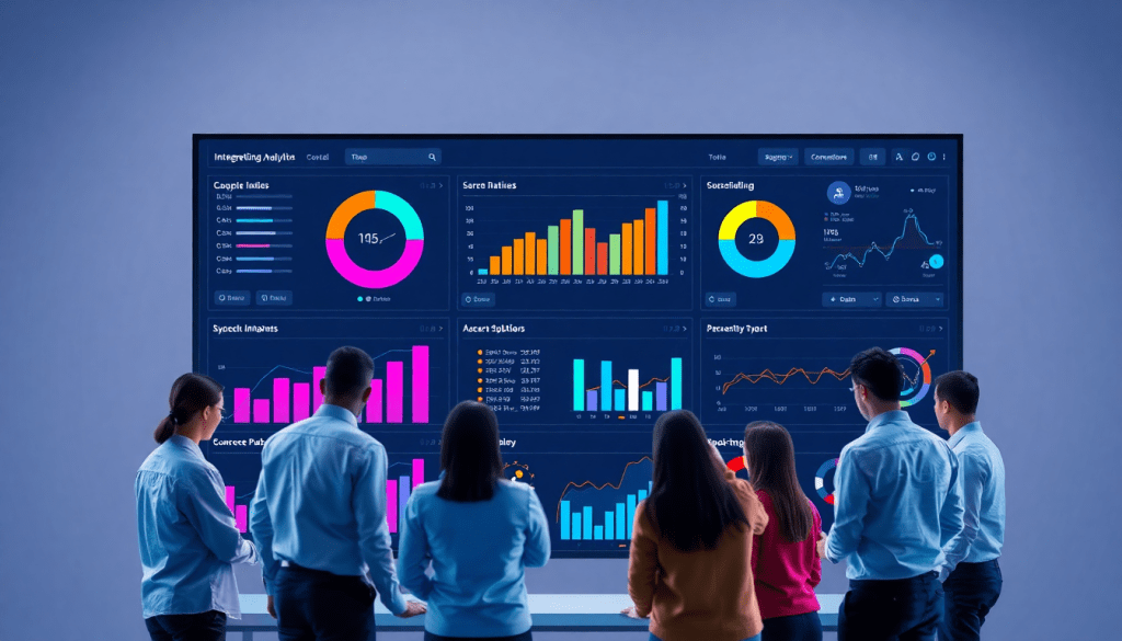 Marketing analytics dashboard illustrating automated performance reports, agency reporting automation, cross-channel analytics, and client dashboard insights, highlighting a Funnel.io alternative for reporting automation and digital marketing data visualization.