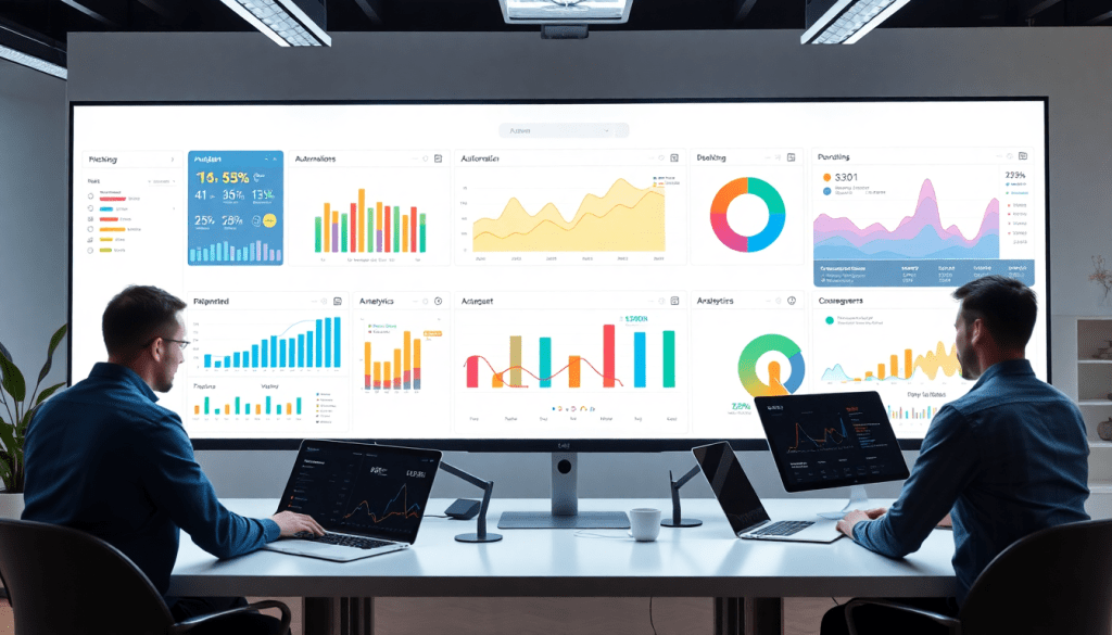 White-label marketing dashboard for agencies with customizable client dashboards and automated data visualization.