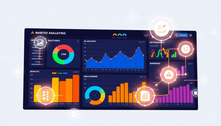 AI-powered marketing dashboard showcasing automated reporting workflows, real-time analytics, and multi-channel data aggregation for campaign performance insights by TapClicks marketing dashboard.