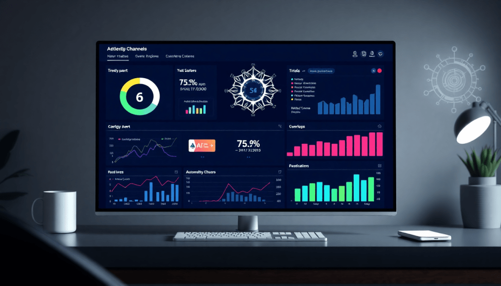 Automated KPI reporting dashboard showcasing marketing analytics automation with AI reporting assistant for cross-channel performance tracking and ROI insights on the Tapclicks AI platform.