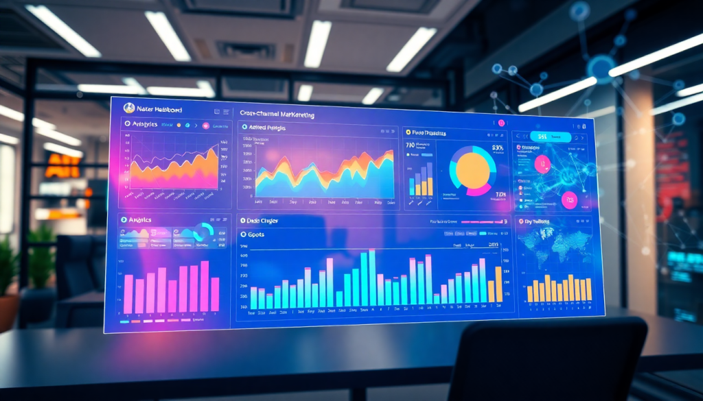 AI data visualization tool for marketing teams showcasing marketing analytics automation, AI reporting assistant, automated dashboard creation, cross-channel performance tracking, and client analytics automation.