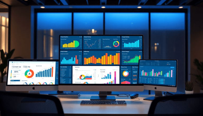 Multi-channel analytics dashboard showcasing cross-channel marketing analytics, performance tracking, and campaign performance visualization in an integrated marketing metrics platform.