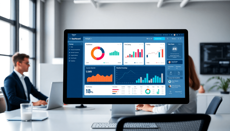 White-label marketing dashboard for agencies showcasing customizable client dashboards and automated data visualization.