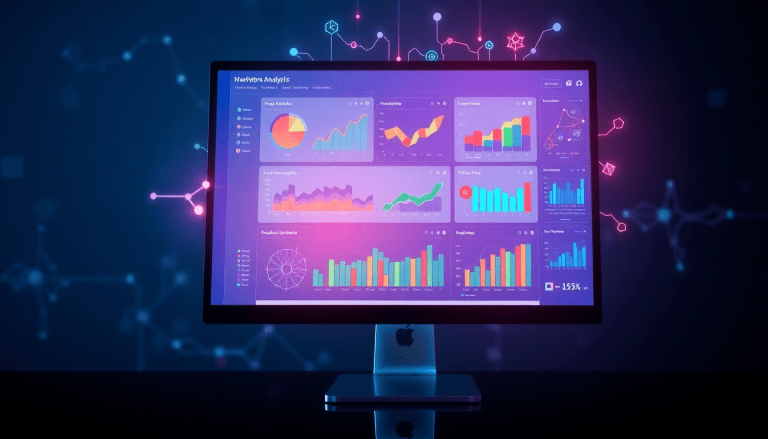 Automated KPI reporting dashboard featuring marketing analytics automation, AI reporting assistant, and cross-channel performance tracking for enhanced client analytics and ROI visualization on the TapClicks AI platform.