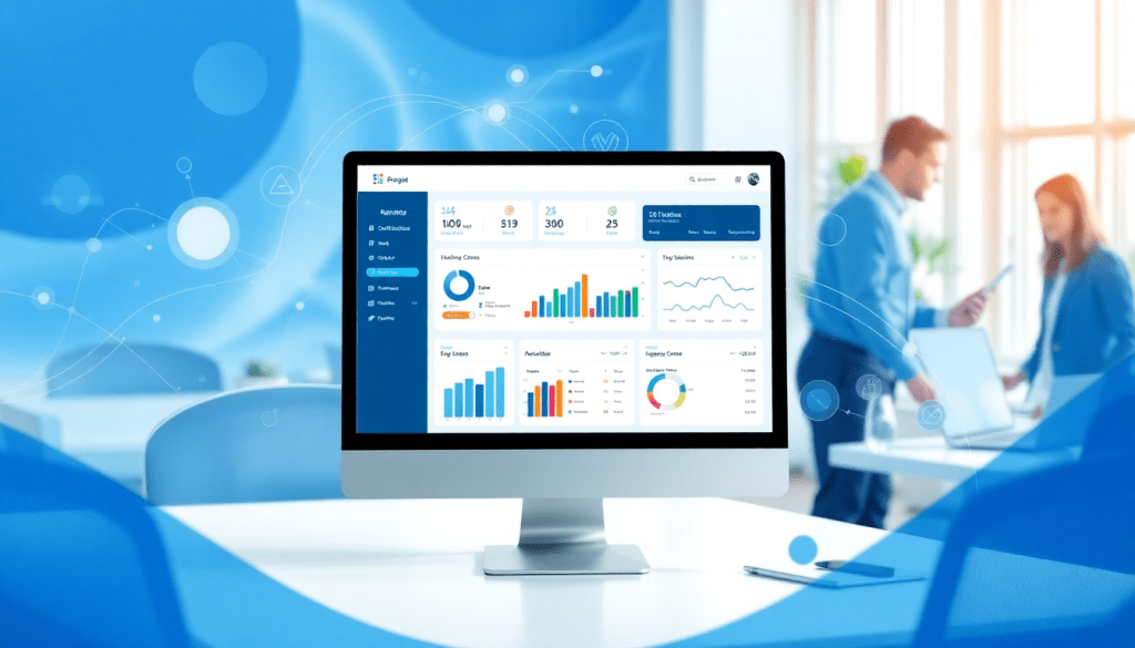 White-label marketing dashboard for agencies showcasing customizable client dashboards, performance tracking, and automated data visualization.