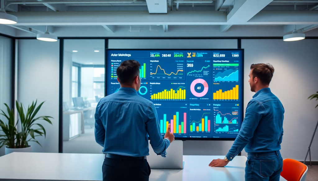 AI data visualization tool for marketing teams demonstrating marketing analytics automation, AI reporting assistant, automated dashboard creation, cross-channel performance tracking, client analytics automation, marketing data visualization, and ROI tracking dashboard on TapClicks AI platform for marketing intelligence automation and campaign performance insights.