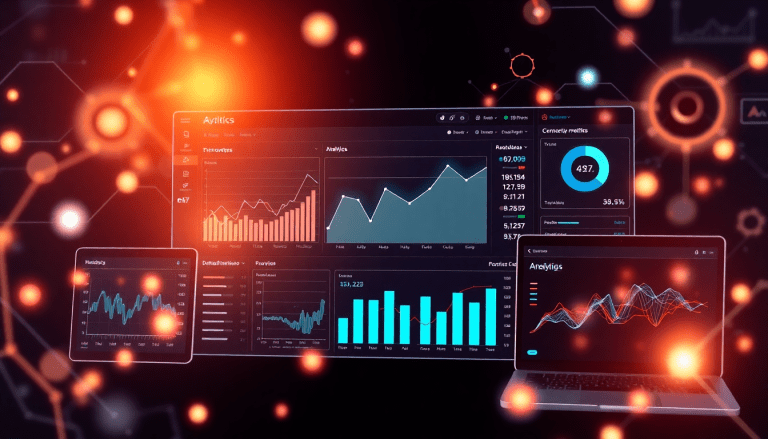 AI-powered marketing dashboard showcasing automated reporting workflows, real-time analytics, multi-channel data aggregation, report scheduling, and campaign performance with TapClicks marketing automation software.