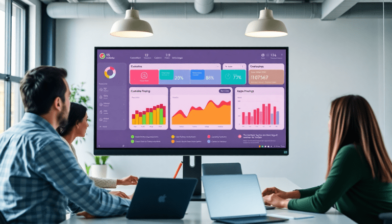 "Team using white-label marketing dashboard for agencies displaying customizable client dashboards and automated data visualization for agency reporting platform."