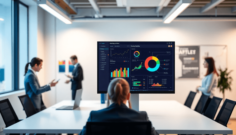 Marketing analytics dashboard displaying automated performance reports, highlighting cross-channel analytics and performance marketing KPIs, ideal for agency reporting automation and digital marketing data visualization as a Funnel.io alternative.