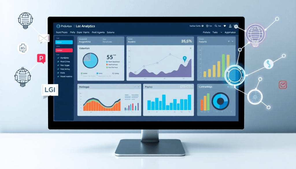 Automated KPI reporting dashboard showcasing marketing analytics automation, AI reporting assistant, and cross-channel performance tracking with TapClicks AI platform for campaign performance insights.