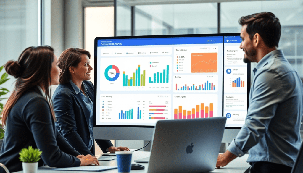 White-label marketing dashboard for agencies showcasing customizable client dashboards and automated data visualization features.