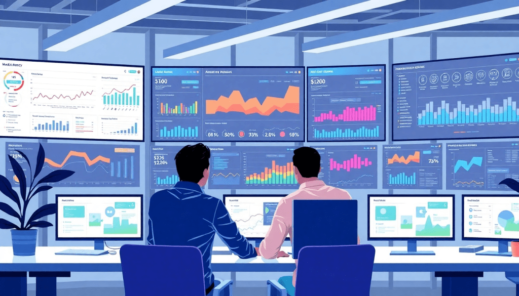 "Marketing analytics dashboard displaying automated performance reports and cross-channel analytics, ideal for agency reporting automation and client dashboard insights, showcasing Funnel.io alternative features compared to TapClicks reporting platform, emphasizing digital marketing data visualization and performance marketing KPIs."