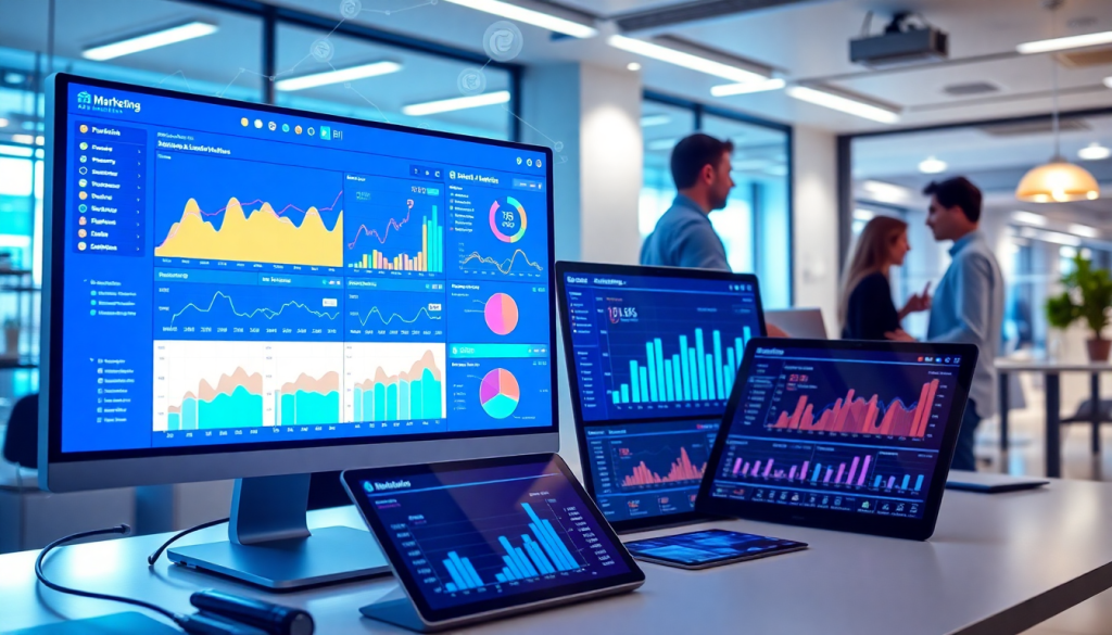 Automated KPI reporting dashboard showcasing marketing data visualization and cross-channel performance tracking using TapClicks AI platform for client analytics automation and campaign performance insights.
