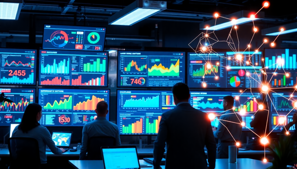 AI data visualization tool for marketing teams featuring automated marketing analytics and AI-powered dashboards with interactive data reports and real-time marketing metrics.