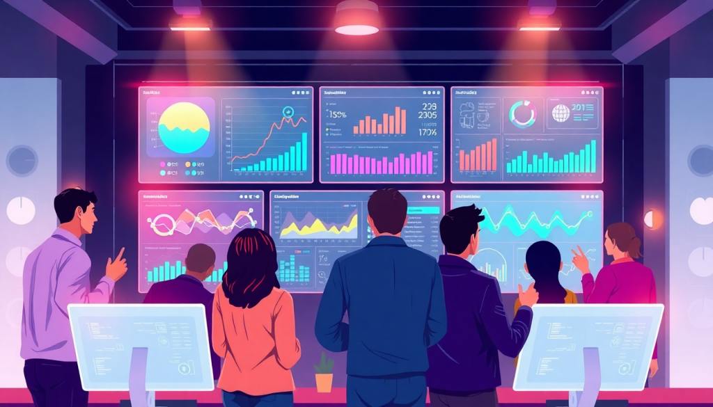AI data visualization tool for marketing teams showcasing AI-powered dashboards and cross-channel visualization, providing automated marketing analytics, campaign performance insights, and interactive data reports for real-time marketing metrics and intelligence platform.