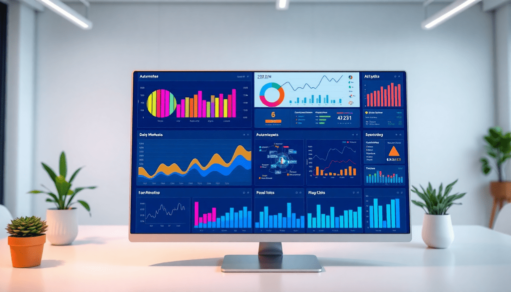 AI data visualization tool for marketing teams displaying automated dashboards, cross-channel performance tracking, and ROI insights, enhancing marketing analytics automation and campaign performance insights on the TapClicks AI platform.