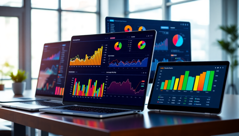 Marketing analytics dashboard displaying automated performance reports and cross-channel analytics, ideal for agency reporting automation and digital marketing data visualization, highlighting Funnel.io alternative and TapClicks reporting platform features.