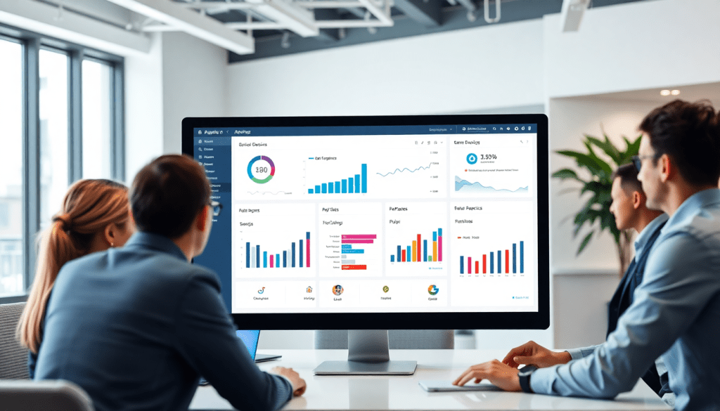 White-label marketing dashboard for agencies displaying customizable client dashboards and automated data visualization for agencies.
