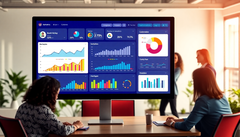 White-label marketing dashboard for agencies showcasing customizable client dashboards, branded analytics software, and automated data visualization for agency reporting.