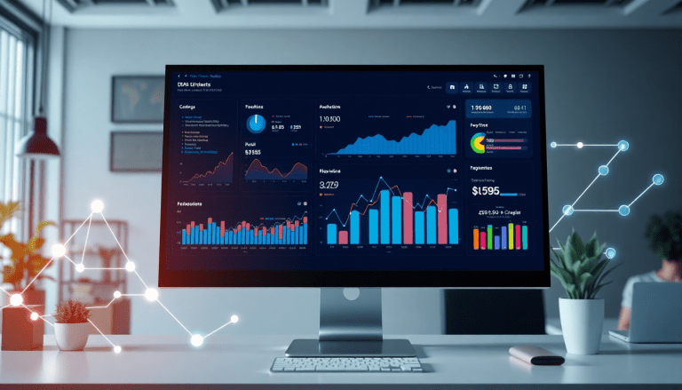 Modern marketing dashboard showcasing automated reporting workflows, AI-powered dashboard creation, real-time marketing analytics, multi-channel data aggregation, and campaign performance insights, highlighting TapClicks marketing dashboard solutions.