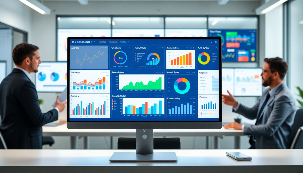 Marketing analytics dashboard showcasing automated performance reports and insights, ideal for agency reporting automation and cross-channel analytics, similar to TapClicks and Funnel.io platforms.