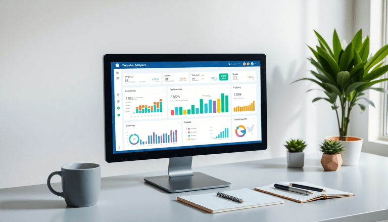 Digital marketing KPI dashboard displaying marketing metrics visualization, performance tracking, campaign KPI monitoring, and interactive analytics.