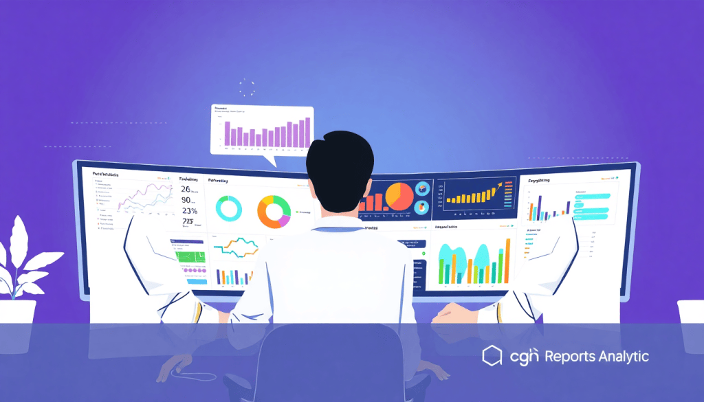 "Best marketing reporting software showcasing a marketing analytics dashboard with automated performance reports and cross-channel analytics insights."