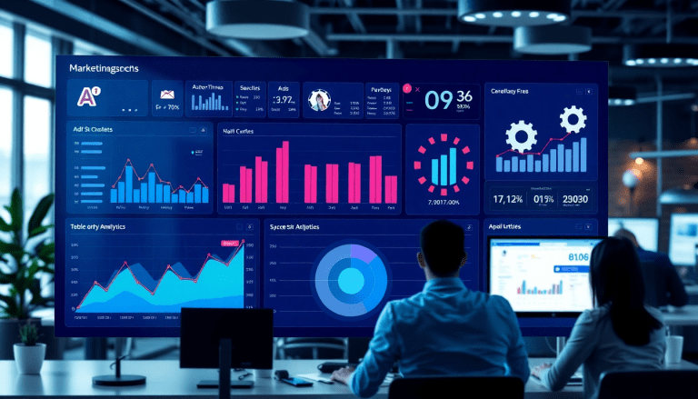 Performance marketing reporting software displaying automated campaign reporting, performance analytics tool, ad spend optimization dashboard, ROAS tracking platform, conversion rate analytics, and digital advertising insights for cross-channel campaign tracking and performance marketing automation on a paid media dashboard for client performance reports.