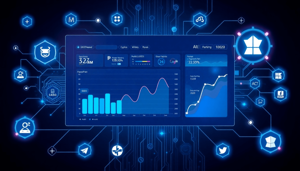 AI-powered marketing dashboard automation with multi-channel data aggregation, automated reporting workflows, and real-time analytics.