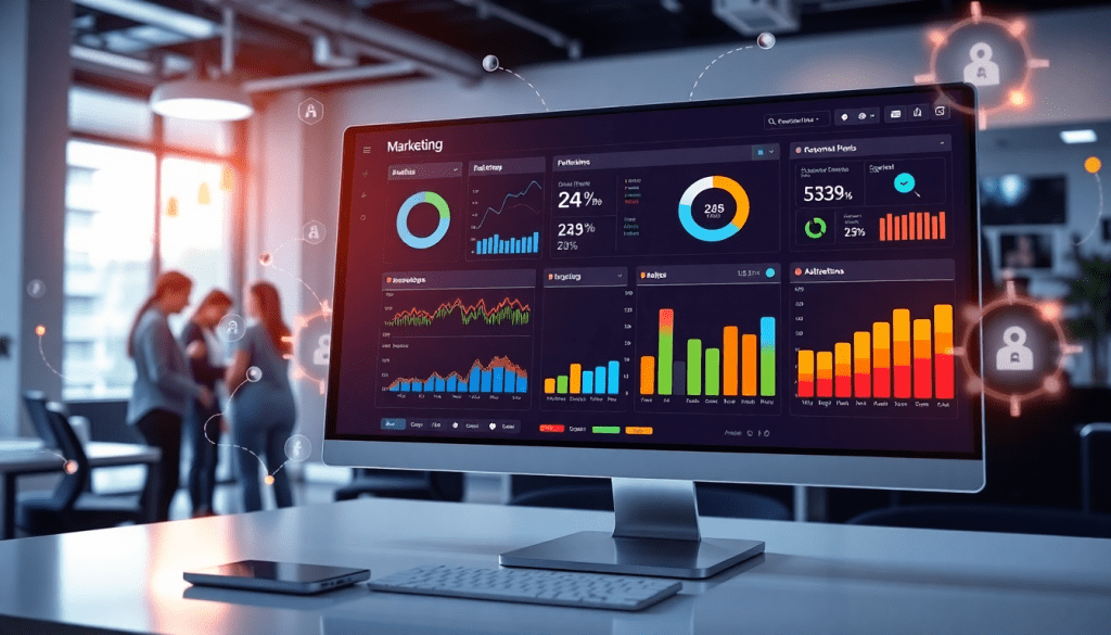 Automated KPI reporting dashboard showcasing marketing analytics automation with AI reporting assistant, featuring cross-channel performance tracking, client analytics automation, and marketing data visualization for ROI tracking on the TapClicks AI platform.