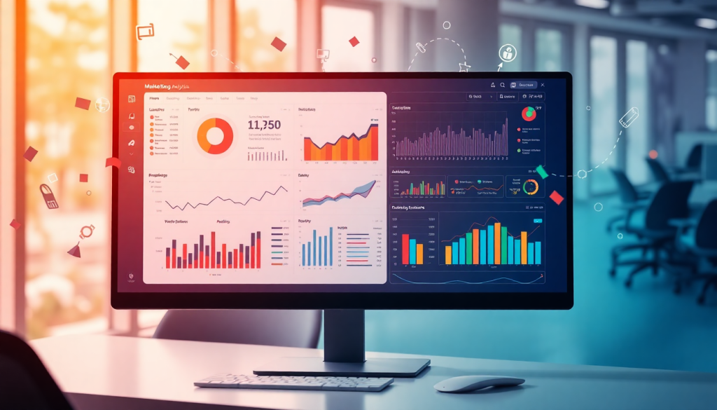White-label marketing dashboard for agencies featuring customizable client dashboards, branded analytics software, and automated data visualization for performance tracking.